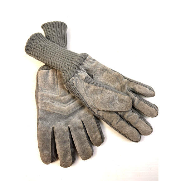 Thinsulate Suede Winter Gloves Men One Size Gray Ski Outdoors - Picture 1 of 5